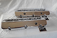 Chevrolet 572 Aluminum Valve Cover AFTER Chrome-Like Metal Polishing and Buffing Services / Restoration Services