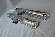 Toyota Supra 2JZ-GTE Aluminum Valve Covers AFTER Chrome-Like Metal Polishing and Buffing Services / Restoration Services 