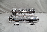 Willy's Jeep Tornado 230 Aluminum Valve Cover AFTER Chrome-Like Metal Polishing - Aluminum Polishing 