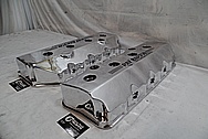 Ray Barton Aluminum Valve Covers AFTER Chrome-Like Metal Polishing - Aluminum Polishing - Custom Painting 