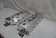 Ray Barton Aluminum Valve Covers AFTER Chrome-Like Metal Polishing - Aluminum Polishing - Custom Painting 