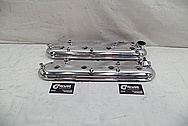 Aluminum Valve Covers AFTER Chrome-Like Metal Polishing - Aluminum Valve Coverl Polishing