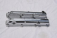 Toyota Supra 2JZGTE Aluminum Valve Covers AFTER Chrome-Like Metal Polishing and Buffing Services