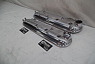 Aluminum Valve Covers AFTER Chrome-Like Metal Polishing - Aluminum Valve Coverl Polishing