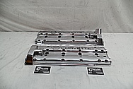 Chevrolet ZR-1 Corvette Aluminum Valve Covers AFTER Chrome-Like Metal Polishing - Aluminum Valve Cover Polishing