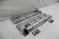 Chevrolet ZR-1 Corvette Aluminum Valve Covers AFTER Chrome-Like Metal Polishing - Aluminum Valve Cover Polishing