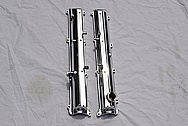 Toyota Supra 2JZGTE Aluminum Valve Covers AFTER Chrome-Like Metal Polishing and Buffing Services