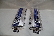 Ford 427 SOHC Valve Covers AFTER Chrome-Like Metal Polishing - Aluminum Polishing Services - Custom Painting Services 