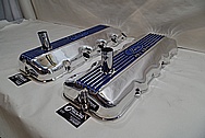 Ford 427 SOHC Valve Covers AFTER Chrome-Like Metal Polishing - Aluminum Polishing Services - Custom Painting Services 