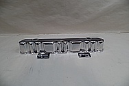 Finned Aluminum Valve Cover AFTER Chrome-Like Metal Polishing - Aluminum Polishing Services