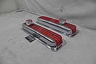 1968 Chevy Camaro Aluminum Intake and Valve Covers AFTER Chrome-Like Metal Polishing - Aluminum Polishing Services