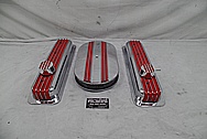 1968 Chevy Camaro Aluminum Intake and Valve Covers AFTER Chrome-Like Metal Polishing - Aluminum Polishing Services