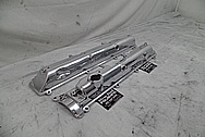 1993 - 1998 Toyota Supra 2JZ-GTE Aluminum Valve Covers AFTER Chrome-Like Metal Polishing - Aluminum Polishing Services