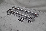 1993 - 1998 Toyota Supra 2JZ-GTE Aluminum Valve Covers AFTER Chrome-Like Metal Polishing - Aluminum Polishing Services