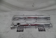 1993 - 1998 Toyota Supra 2JZ-GTE Aluminum Valve Covers AFTER Chrome-Like Metal Polishing - Aluminum Polishing Services