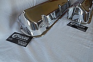 Ford Racing BOSS Aluminum Valve Covers AFTER Chrome-Like Metal Polishing and Buffing Services - Aluminum Polishing Plus Custom Painting Services 