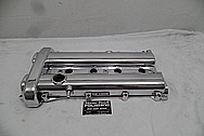 Mazda Miata DOHC 16 Valve Aluminum Valve Cover AFTER Chrome-Like Metal Polishing and Buffing Services - Aluminum Polishing Services