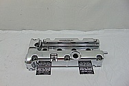 Honda Aluminum 4 Cylinder Valve Cover AFTER Chrome-Like Metal Polishing and Buffing Services - Aluminum Polishing Services