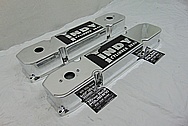 Indy Cylinder Head Aluminum Valve Covers AFTER Chrome-Like Metal Polishing and Buffing Services - Aluminum Polishing Services PLUS Custom Painting Services