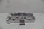 K-Tuned Aluminum Valve Cover AFTER Chrome-Like Metal Polishing and Buffing Services - Aluminum Polishing PLUS Custom Painting