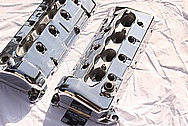Ford Mustang Cobra Aluminum Valve Cover AFTER Chrome-Like Metal Polishing and Buffing Services