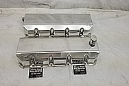 BBK Racing Aluminum Valve Covers AFTER Chrome-Like Metal Polishing and Buffing Services - Aluminum Polishing - Valve Cover Polishing