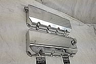 BBK Racing Aluminum Valve Covers AFTER Chrome-Like Metal Polishing and Buffing Services - Aluminum Polishing - Valve Cover Polishing