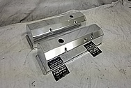 CVF Racing Aluminum Valve Covers AFTER Chrome-Like Metal Polishing and Buffing Services - Aluminum Polishing - Valve Cover Polishing