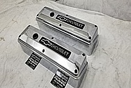 Chevrolet Aluminum Valve Covers AFTER Chrome-Like Metal Polishing and Buffing Services - Aluminum Polishing - Valve Cover Polishing - Plus Custom Painting Services