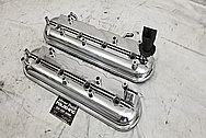 GM LS1 Aluminum Valve Covers AFTER Chrome-Like Metal Polishing - Aluminum Polishing Services Plus Custom Painting Services 