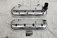 GM LS1 Aluminum Valve Covers AFTER Chrome-Like Metal Polishing - Aluminum Polishing Services Plus Custom Painting Services 