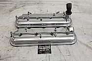 GM LS1 Aluminum Valve Covers AFTER Chrome-Like Metal Polishing - Aluminum Polishing Services Plus Custom Painting Services 