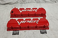 2003 - 2006 Dodge Viper Aluminum Valve Covers AFTER Chrome-Like Metal Polishing - Aluminum Polishing Services