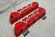 2003 - 2006 Dodge Viper Aluminum Valve Covers AFTER Chrome-Like Metal Polishing - Aluminum Polishing Services