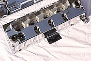 Ford Mustang Cobra Aluminum Valve Cover AFTER Chrome-Like Metal Polishing and Buffing Services