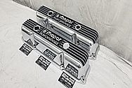 Mopar Performance Aluminum Valve Covers AFTER Chrome-Like Metal Polishing - Aluminum Polishing and Custom Painting Service