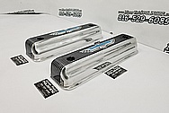 Ford Thunderbird Aluminum Valve Covers AFTER Chrome-Like Metal Polishing and Buffing Services - Aluminum Polishing Services - Valve Cover Polishing