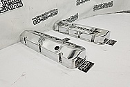 572 Chevrolet Aluminum Valve Covers AFTER Chrome-Like Metal Polishing - Aluminum Polishing Services