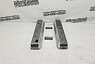 Buick Vintage Aluminum V8 Engine Valve Covers AFTER Chrome-Like Metal Polishing - Aluminum Polishing Services