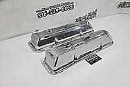 Ford 428 Cobra Jet Aluminum Valve Covers AFTER Chrome-Like Polishing and Buffing - Aluminum Polishing - Valve Cover Polishing