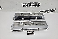 Ford 428 Cobra Jet Aluminum Valve Covers AFTER Chrome-Like Polishing and Buffing - Aluminum Polishing - Valve Cover Polishing