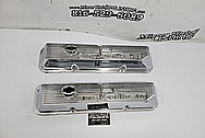 Ford 428 Cobra Jet Aluminum Valve Covers AFTER Chrome-Like Polishing and Buffing - Aluminum Polishing - Valve Cover Polishing