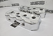 Dodge Challenger 6.1L Aluminum Valve Covers AFTER Chrome-Like Polishing and Buffing - Aluminum Polishing - Valve Cover Polishing