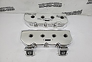 Dodge Challenger 6.1L Aluminum Valve Covers AFTER Chrome-Like Polishing and Buffing - Aluminum Polishing - Valve Cover Polishing