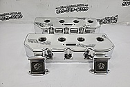 Dodge Challenger 6.1L Aluminum Valve Covers AFTER Chrome-Like Polishing and Buffing - Aluminum Polishing - Valve Cover Polishing