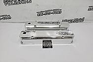 Pontiac Aluminum Valve Covers AFTER Chrome-Like Polishing and Buffing - Aluminum Polishing - Valve Cover Polishing