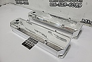 Pontiac Aluminum Valve Covers AFTER Chrome-Like Polishing and Buffing - Aluminum Polishing - Valve Cover Polishing