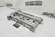 Mazda Miata 16V Aluminum Valve Cover AFTER Chrome-Like Polishing and Buffing - Aluminum Polishing - Valve Cover Polishing Plus Custom Accent Painting Service