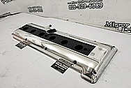 Aluminum Valve Cover AFTER Chrome-Like Metal Polishing and Buffing Services / Restoration Services - Aluminum Polishing Plus Custom Painting Service