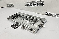 Aluminum 4 Cylinder Valve Cover AFTER Chrome-Like Metal Polishing and Buffing Services - Aluminum Polishing - Valve Cover Polishing 